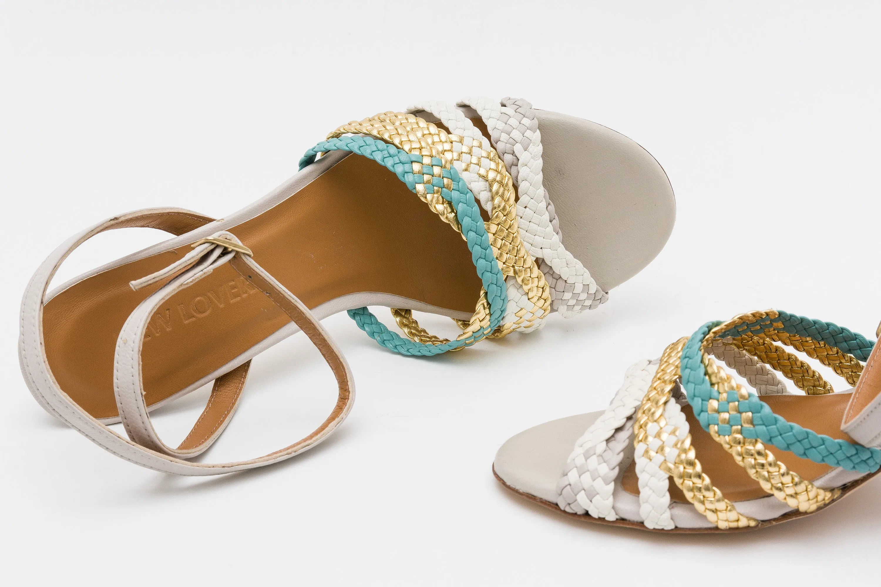 NEITH Braided Grey Sandal