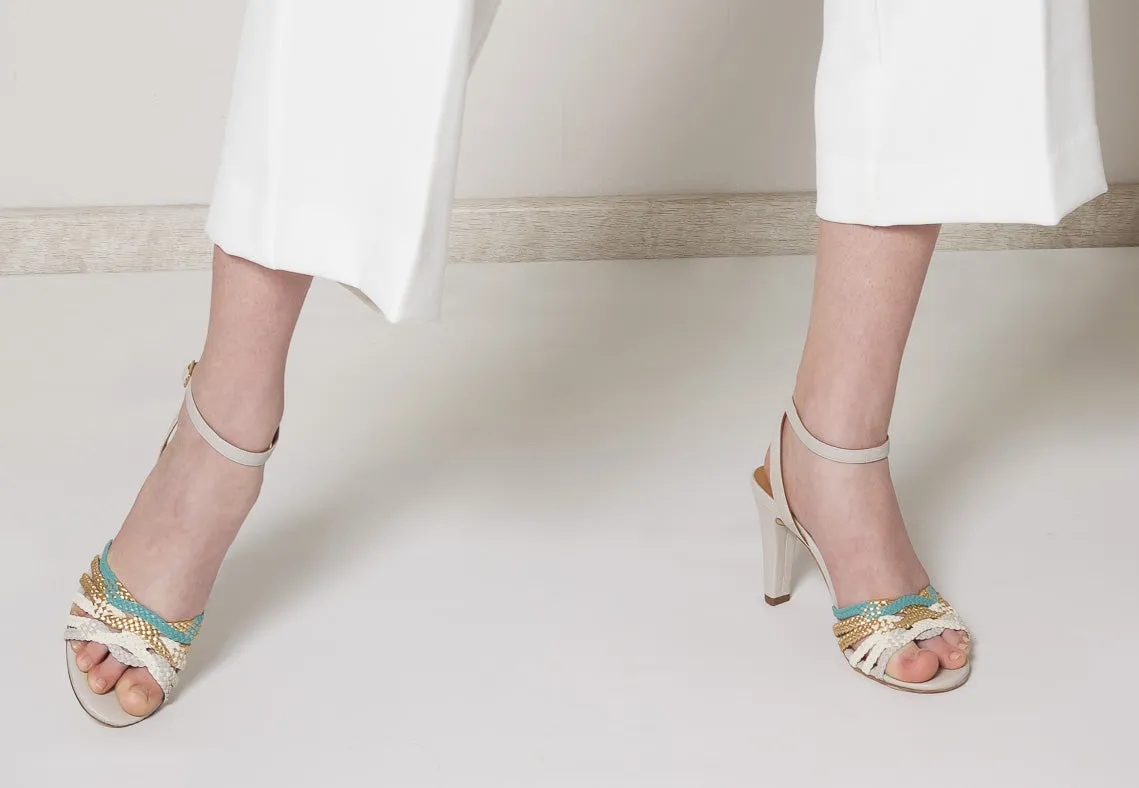 NEITH Braided Grey Sandal