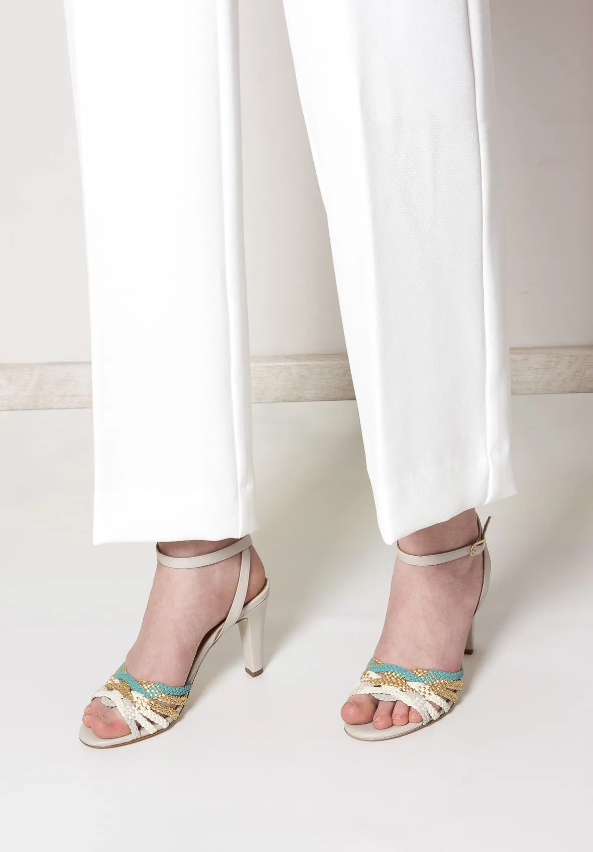 NEITH Braided Grey Sandal