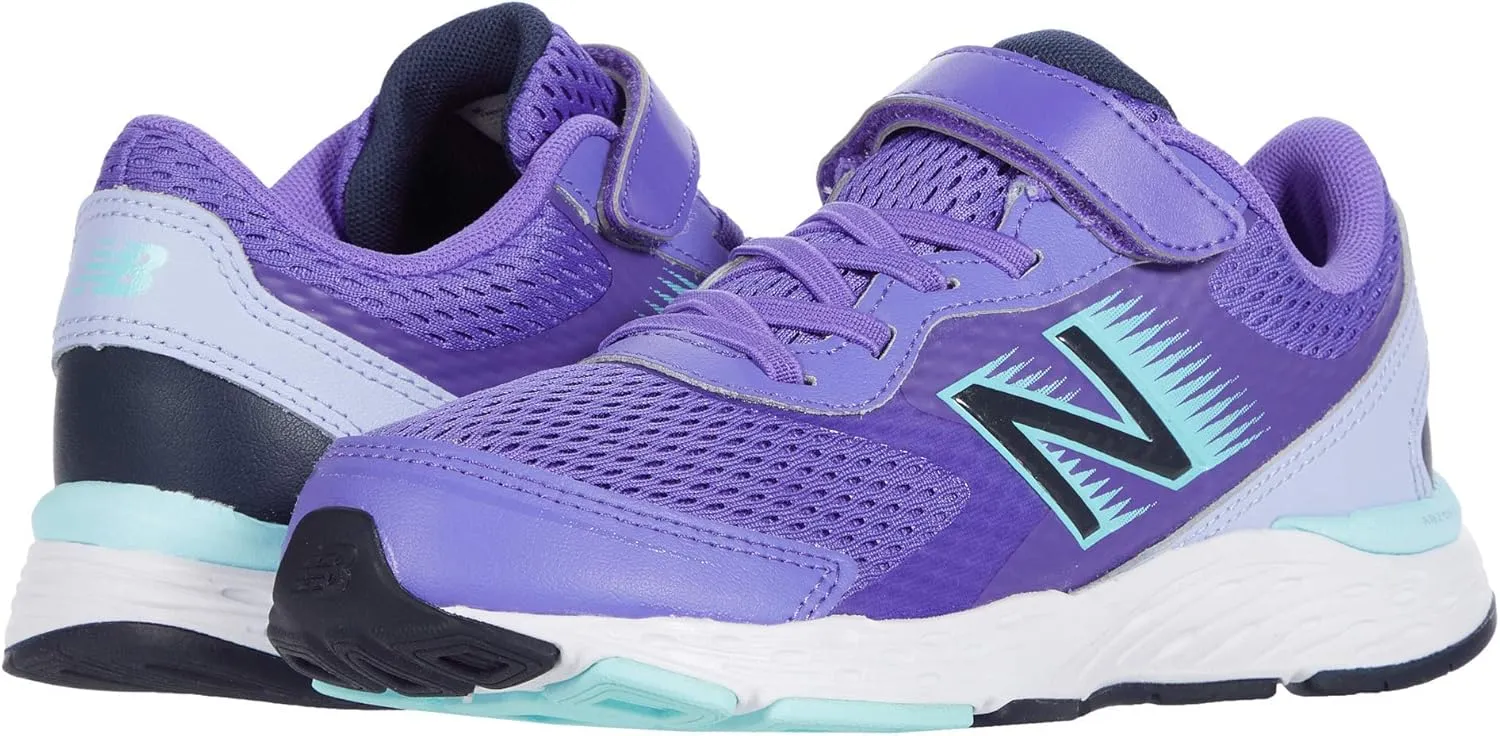 New Balance Kids' 680 V6 Hook and Loop Running Shoe
