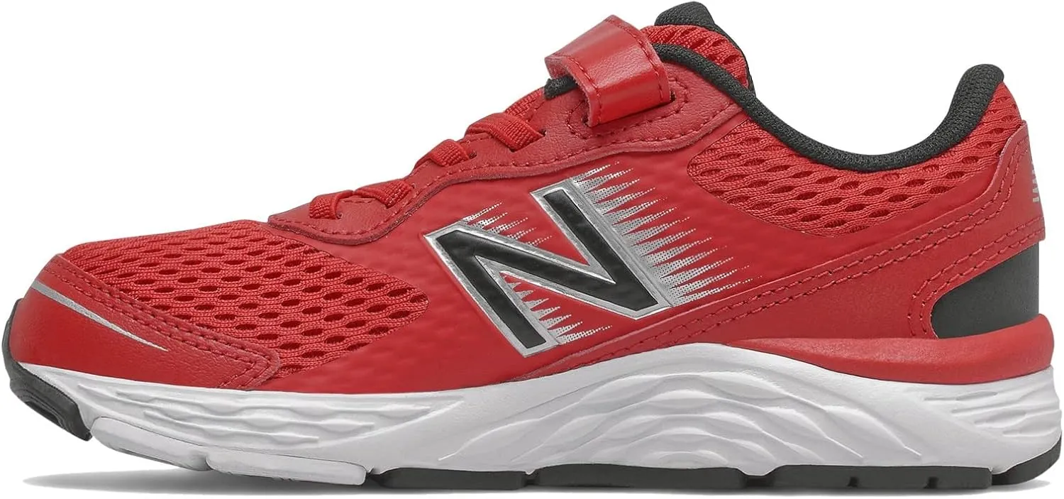 New Balance Kids' 680 V6 Hook and Loop Running Shoe