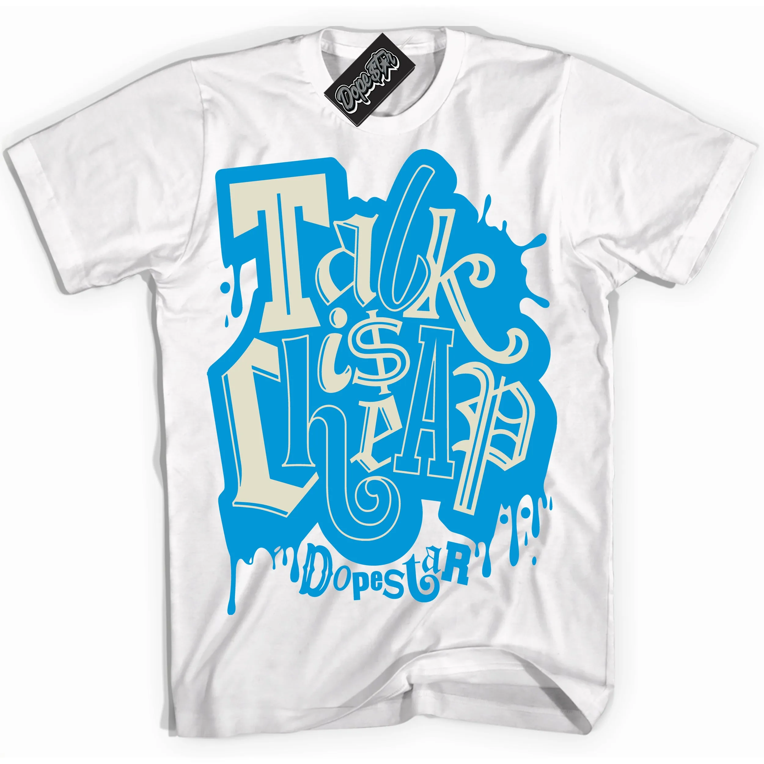 Next Nature Light Khaki Star Blue Dunk Sneaker Shirt Talk Is Cheap Graphic