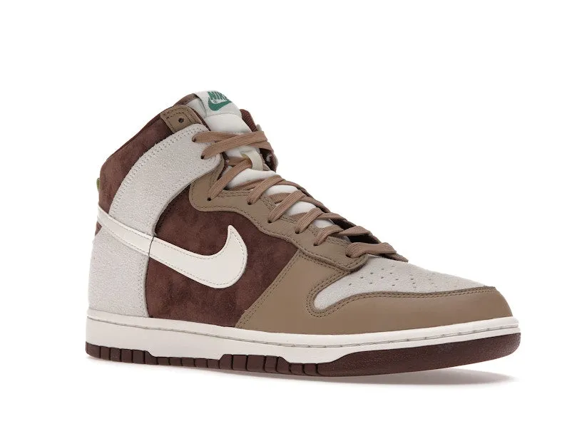 Nike Dunk High Light Cioccolato