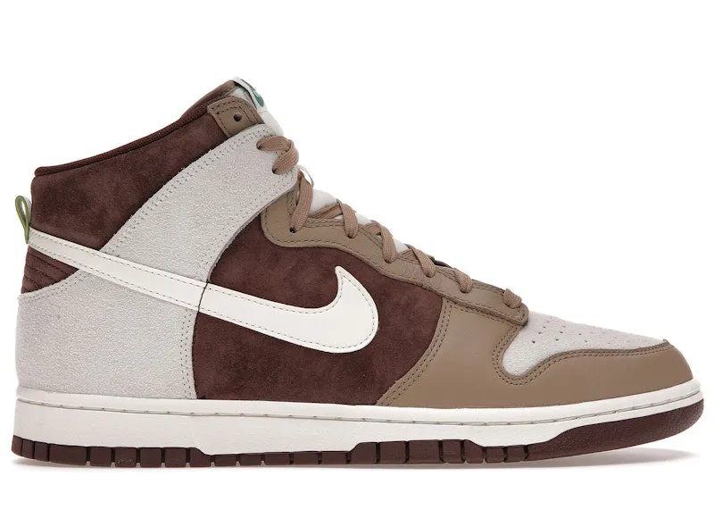 Nike Dunk High Light Cioccolato