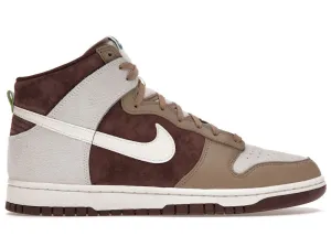 Nike Dunk High Light Cioccolato