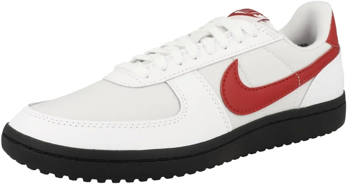 Nike Men's Field General 82 Sneakers, White/Varsity Red/Black, Size 14