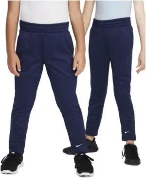 Nike Multi (Unisex) Big Kids' Therma-FIT Open-Hem Training Pants Blue Large