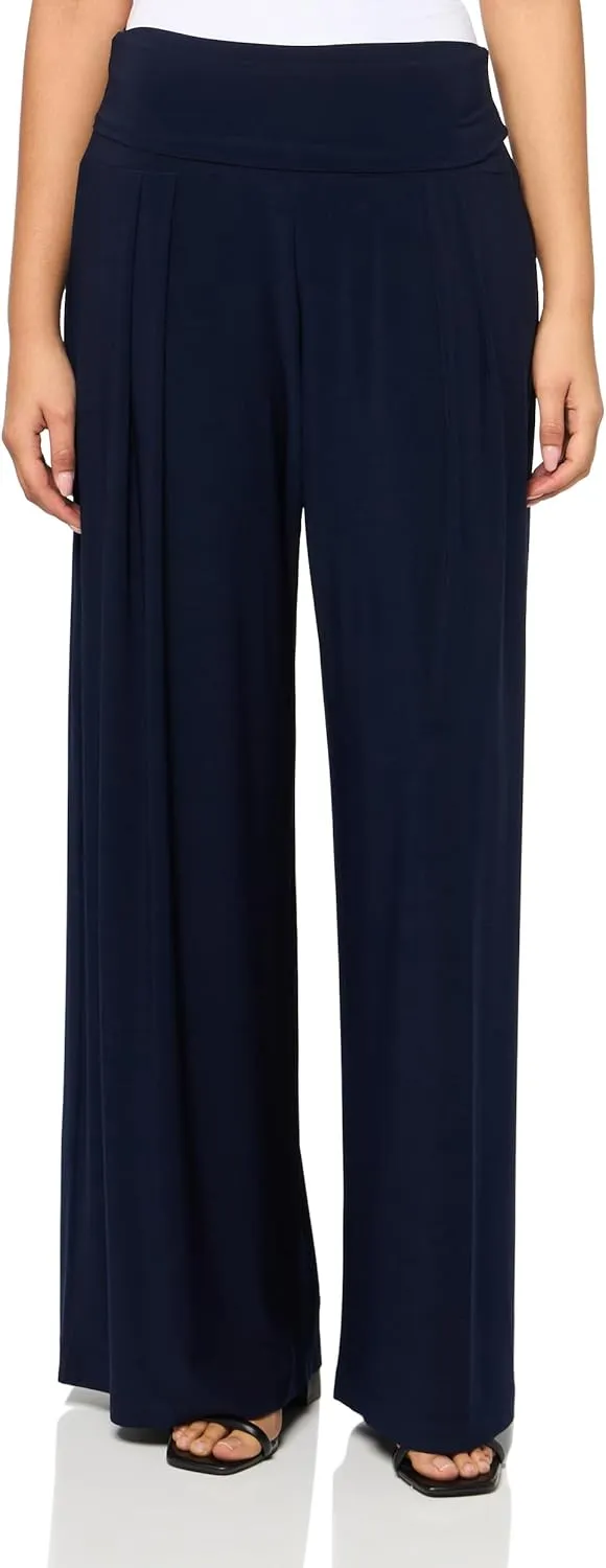 Norma Kamali Women's High Waist Pleat Pants