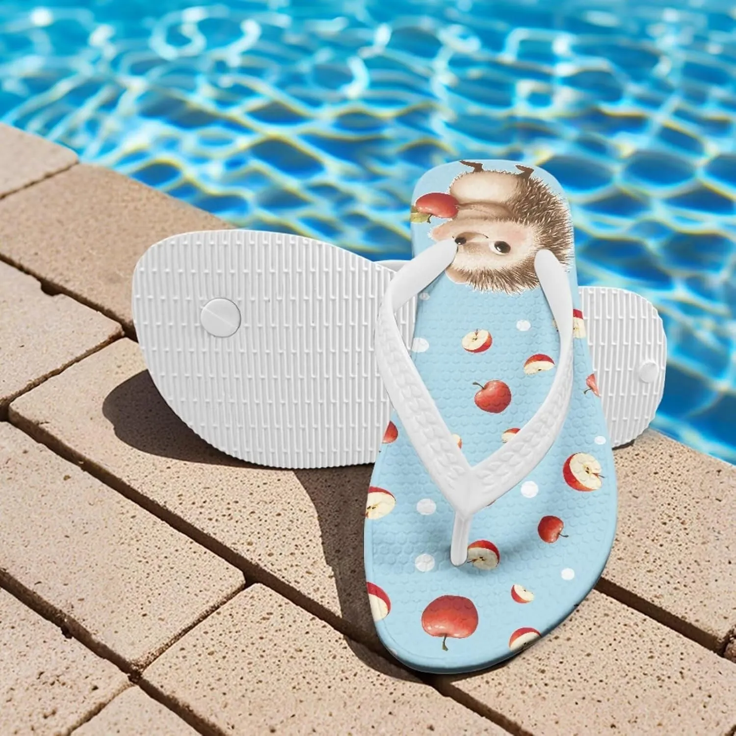 Novelty Fruit Sandals Summer Flip Flops Girls Quick Dry House Indoor Slipper Flats Non Slip Shower Bath Shoes