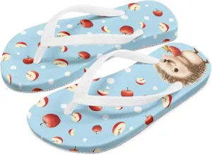 Novelty Fruit Sandals Summer Flip Flops Girls Quick Dry House Indoor Slipper Flats Non Slip Shower Bath Shoes