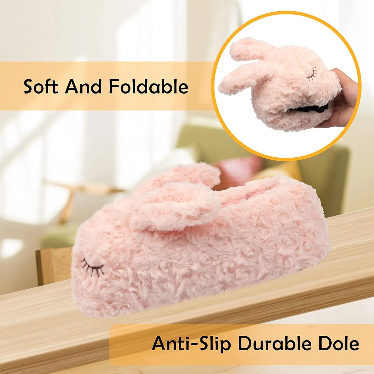 Novelty Women Animal Slippers Cute Soft Plush House Shoes Fluffy Warm Slippers Cartoon Gifts for Birthday Christmas