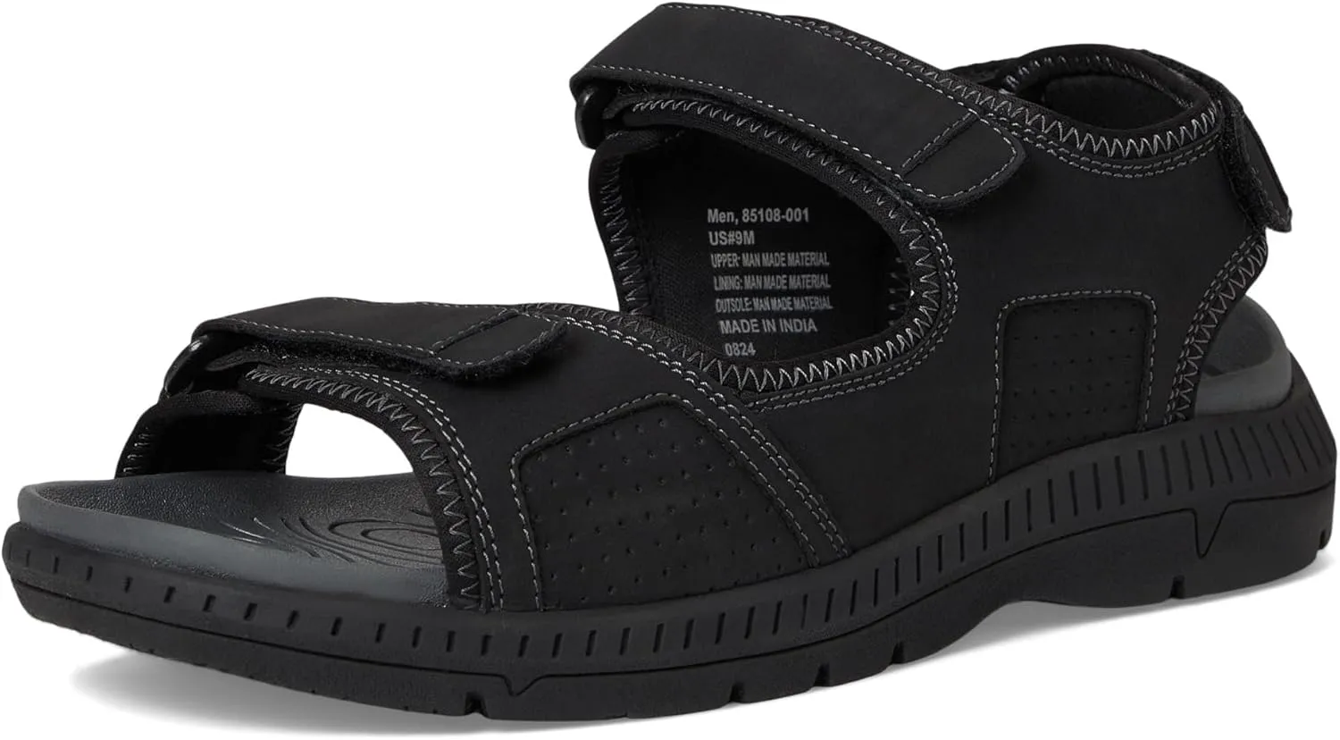 Nunn Bush Men's Laguna 3 Strap River Sandal Lightweight Adjustable and Comfortable Sport