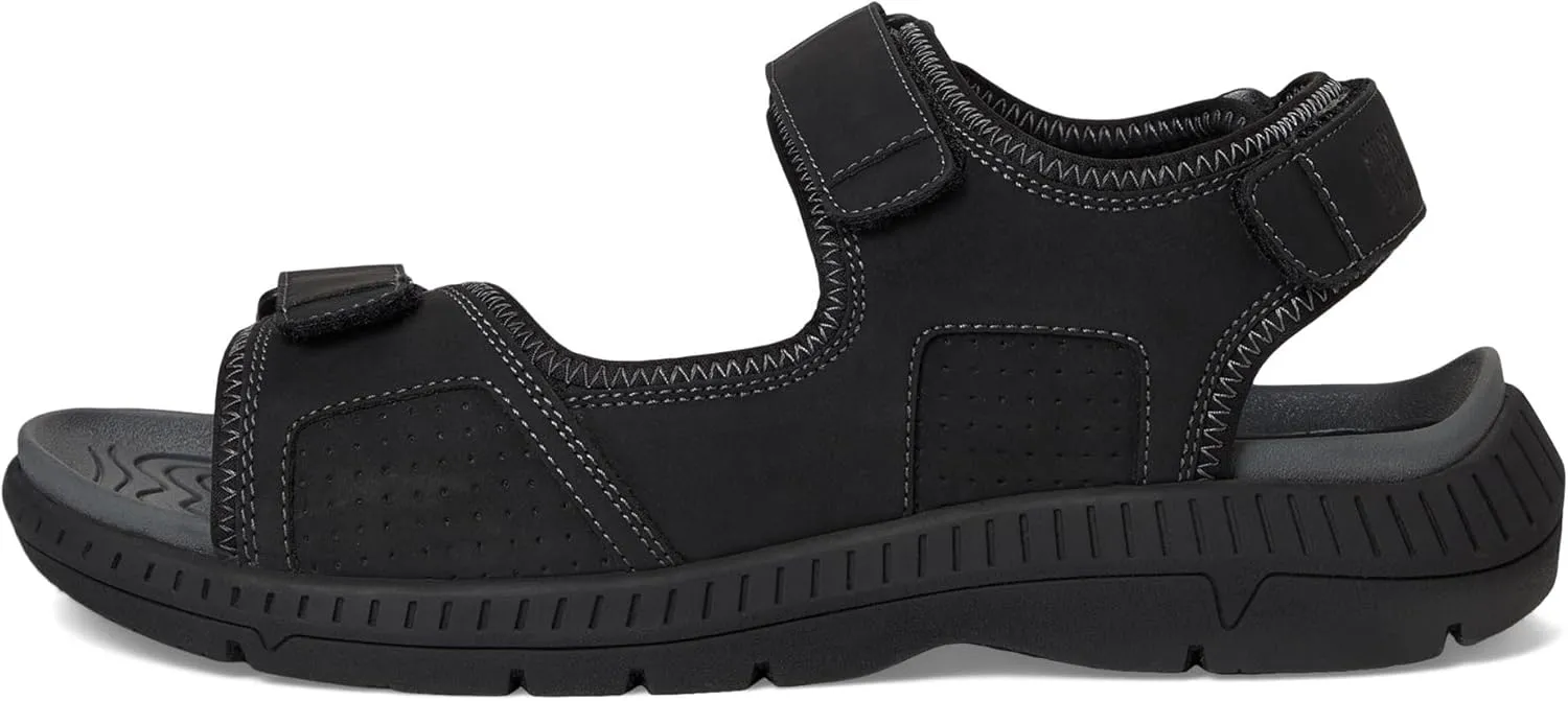 Nunn Bush Men's Laguna 3 Strap River Sandal Lightweight Adjustable and Comfortable Sport