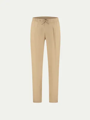 Nut Linen Seaside Trousers
