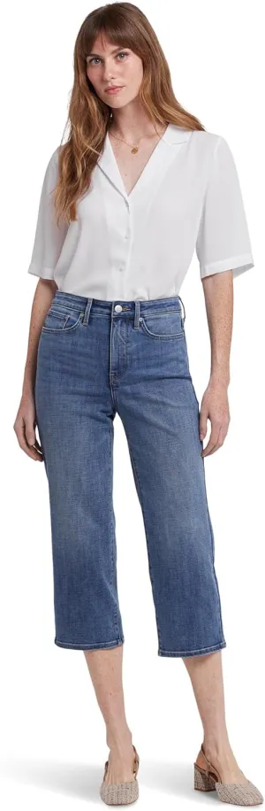 NYDJ Women's Joni Relaxed Capri Jeans in Majorca Bay
