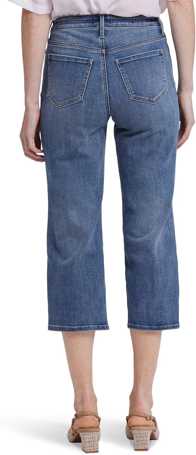 NYDJ Women's Joni Relaxed Capri Jeans in Majorca Bay