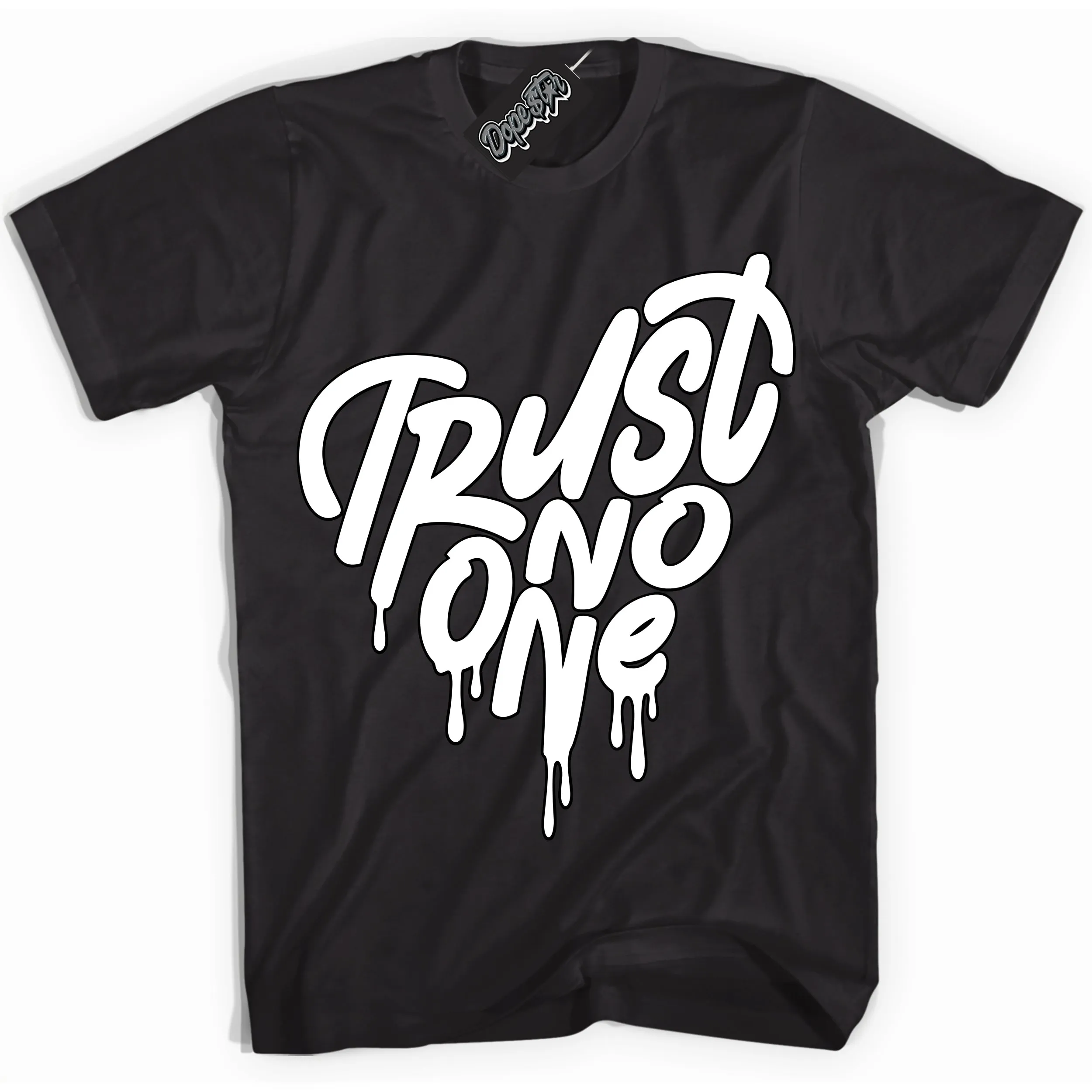 Off Noir Toe 1s Sneaker Shirt Trust No One Heart Graphic