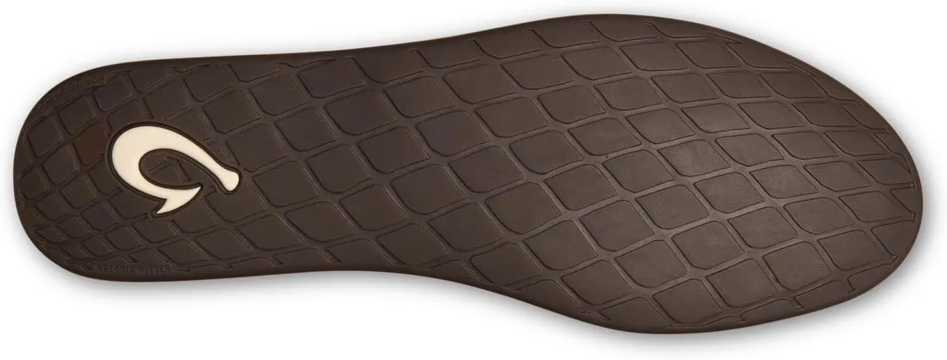 OLUKAI Ku'una Slipper, Women's Slip-On Shoes, Genuine Shearling & Premium Nubuck Leather, Drop-in Heel Design, Cozy & Ultra-Soft Comfort Fit