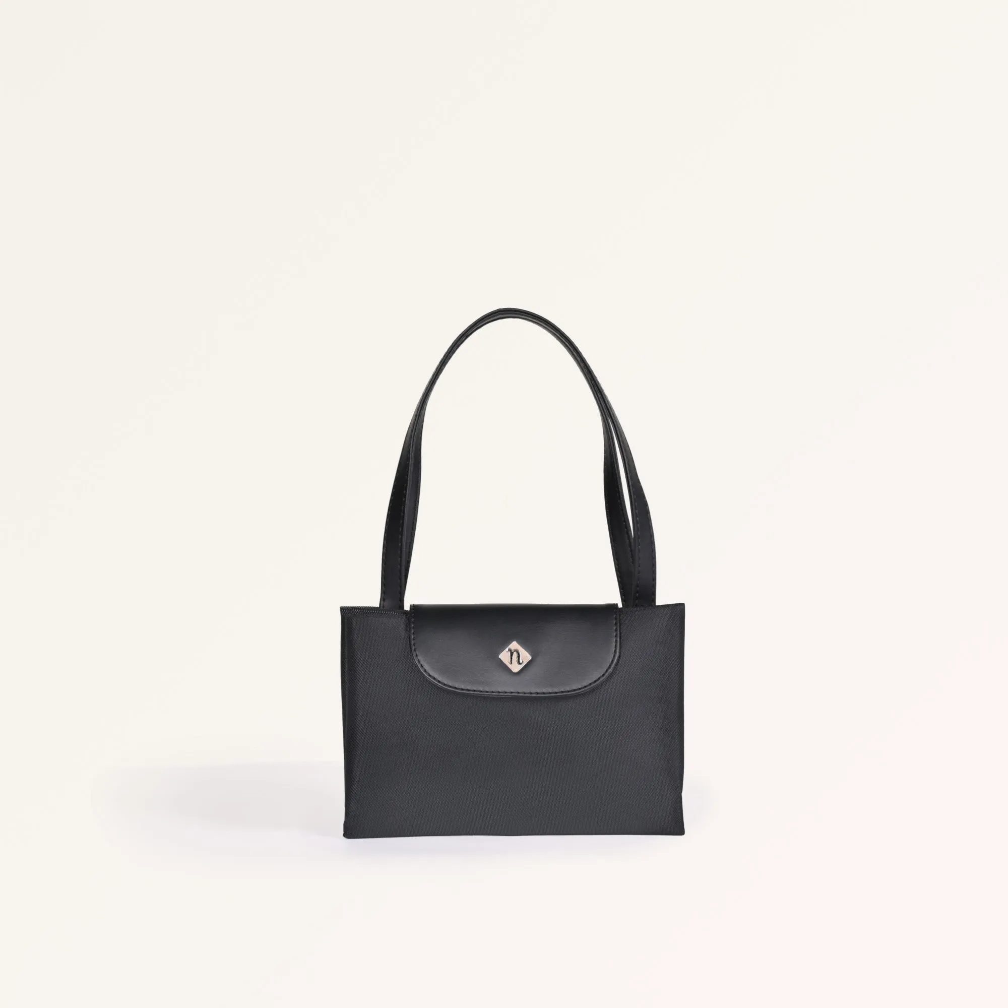 Origami Sleek Black Tote Bag For Women