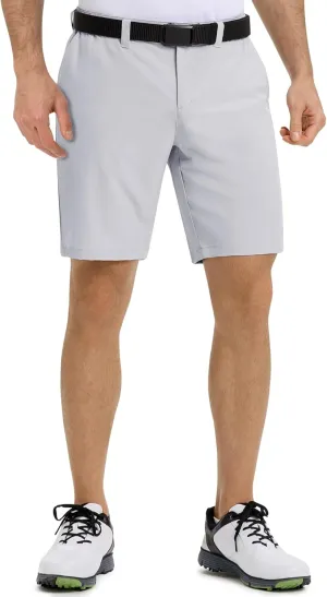 Outdoor Ventures Mens Golf Shorts 9 Inch Inseam Dry Fit Stretch UPF 50  Lightweight Quick Dry Flat Front with Pockets