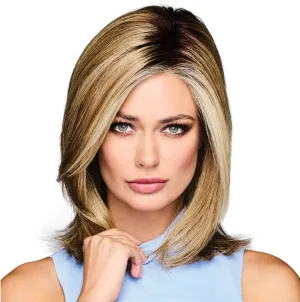 OWN THE ROOM Long Layered Mid-Length Wig, Easy to Care For Designer Series by Hairuwear, Average Cap Size, GF11-25SS Honey Pecan