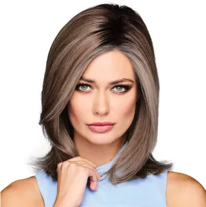OWN THE ROOM Long Layered Mid-Length Wig, Easy to Care For Designer Series by Hairuwear, Average Cap Size, GF12-22SS Cappuccino