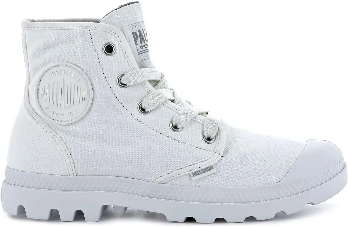 Palladium Women's Pampa Hi Boot, Vegan Canvas Lace Up Boot