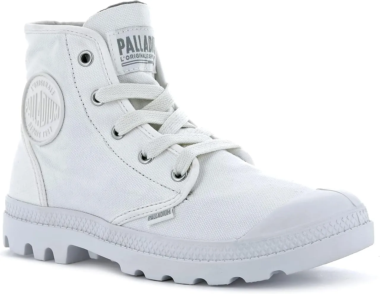 Palladium Women's Pampa Hi Boot, Vegan Canvas Lace Up Boot