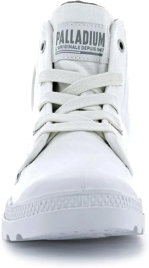 Palladium Women's Pampa Hi Boot, Vegan Canvas Lace Up Boot