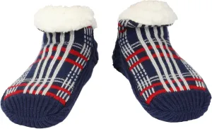 Panda Bros Mens Super Soft Warm Cozy Fuzzy Fleece-lined Winter Slipper socks With Grips, Size 6-11