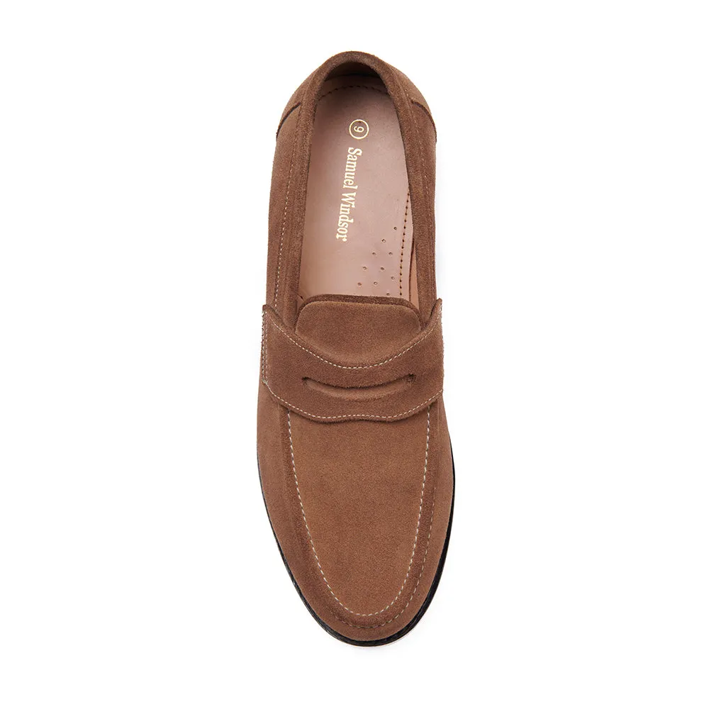 Penny Loafer - Honey Suede