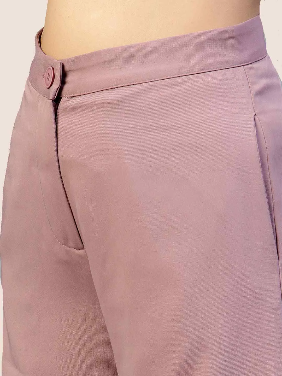 Periwinkle Flat Front Trousers
