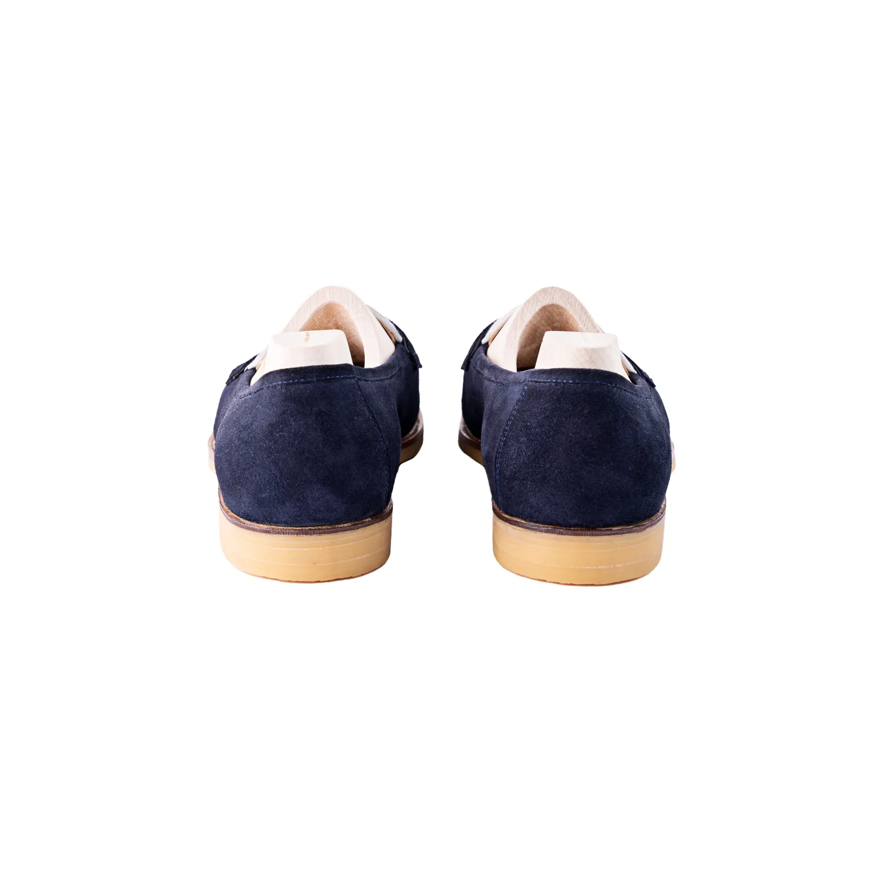 Piccadilly loafer - a Spector in blue and white
