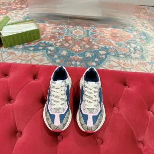 PINK GG Gucci CALFSKIN RHYTON LIGHT AND TRAINER Exclusive event BROWN First-time buyer discount