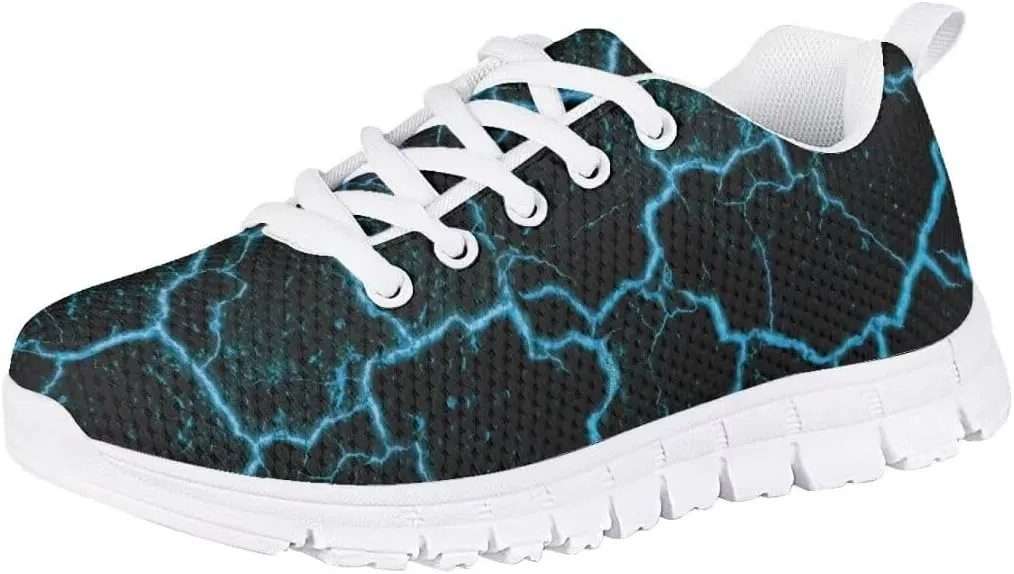 Pinupub Kids Cute Tennis Shoes for Girls Running Sneakers Novelty Print Boys Walking Athletic Shoes