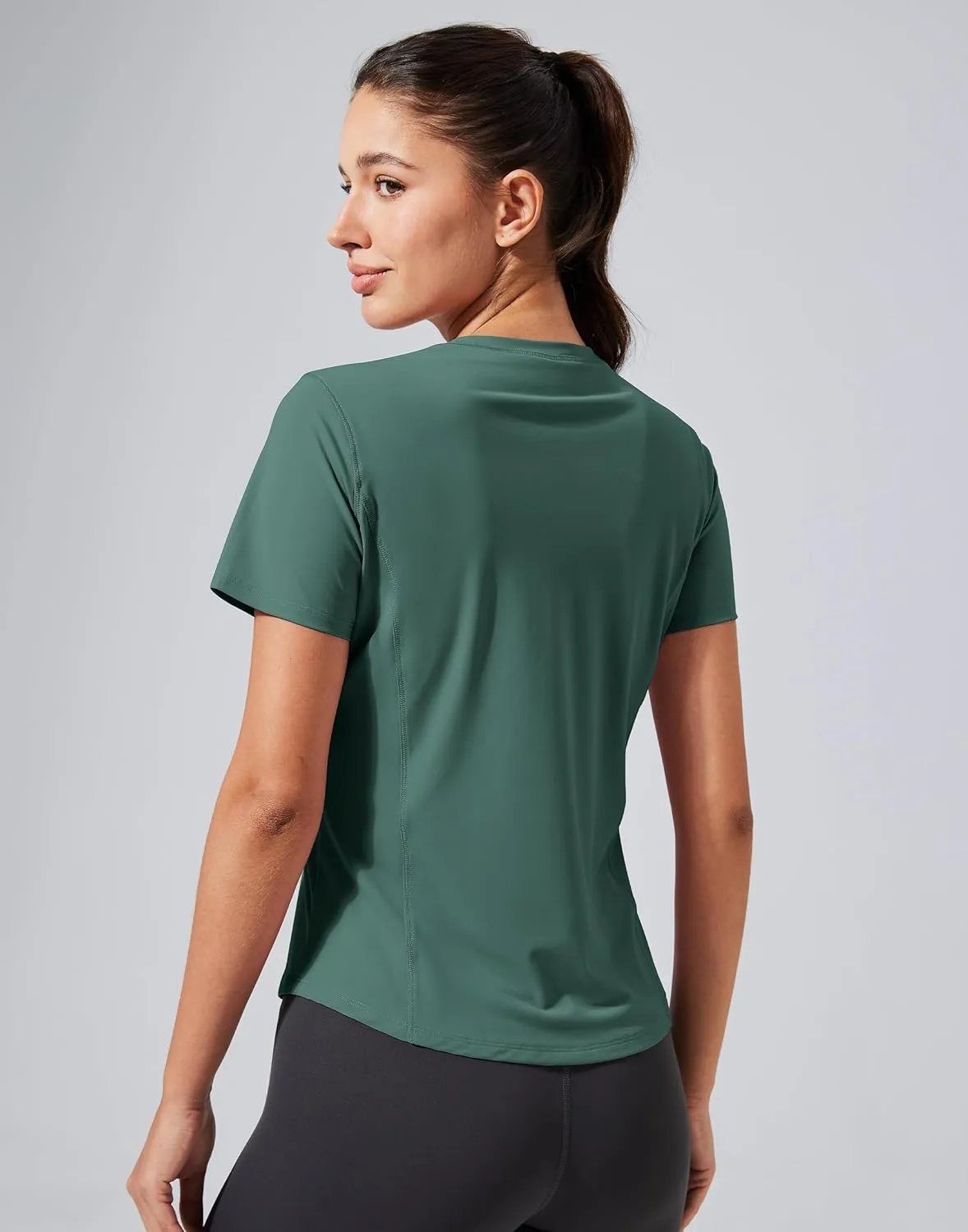 Pioneer Camp Women's Workout Shirts Short Sleeve Quick Dry T-Shirt Gym Athletic Tshirts Yoga Running Tops Crew Neck Tees