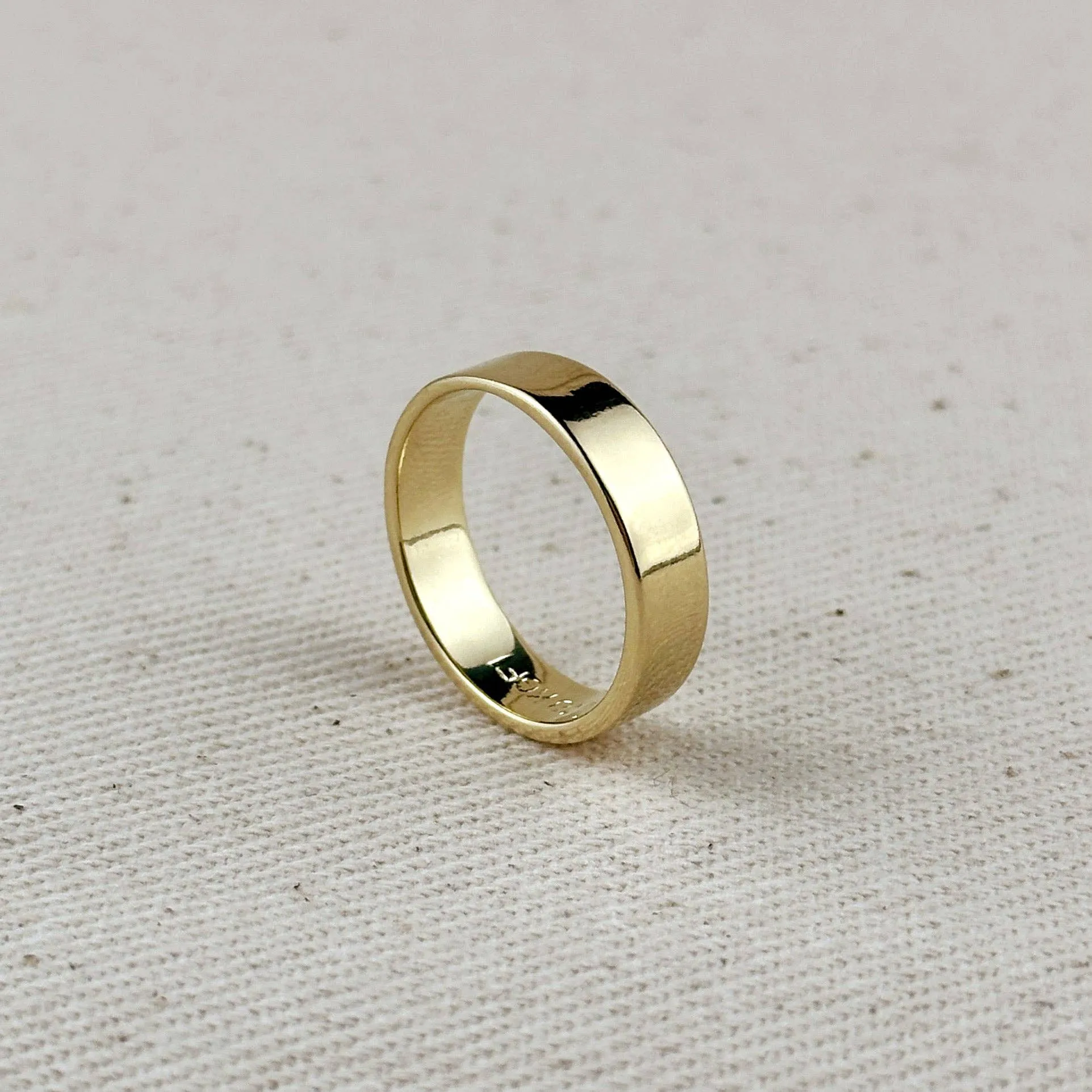 Polished Flat Band Ring