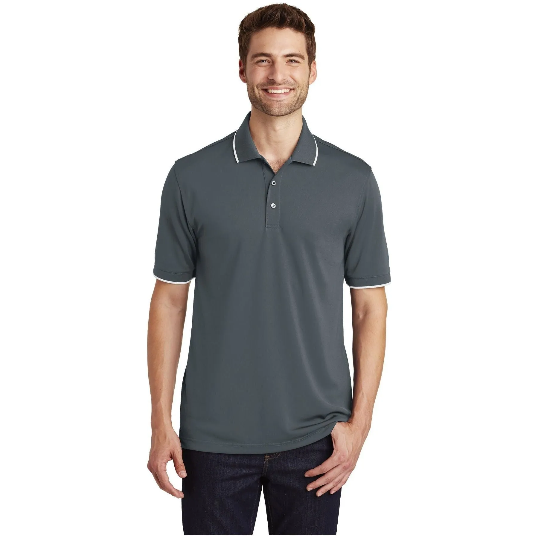 Port Authority ®  Dry Zone ®  UV Micro-Mesh Tipped Polo. K111 - Port Authority K111