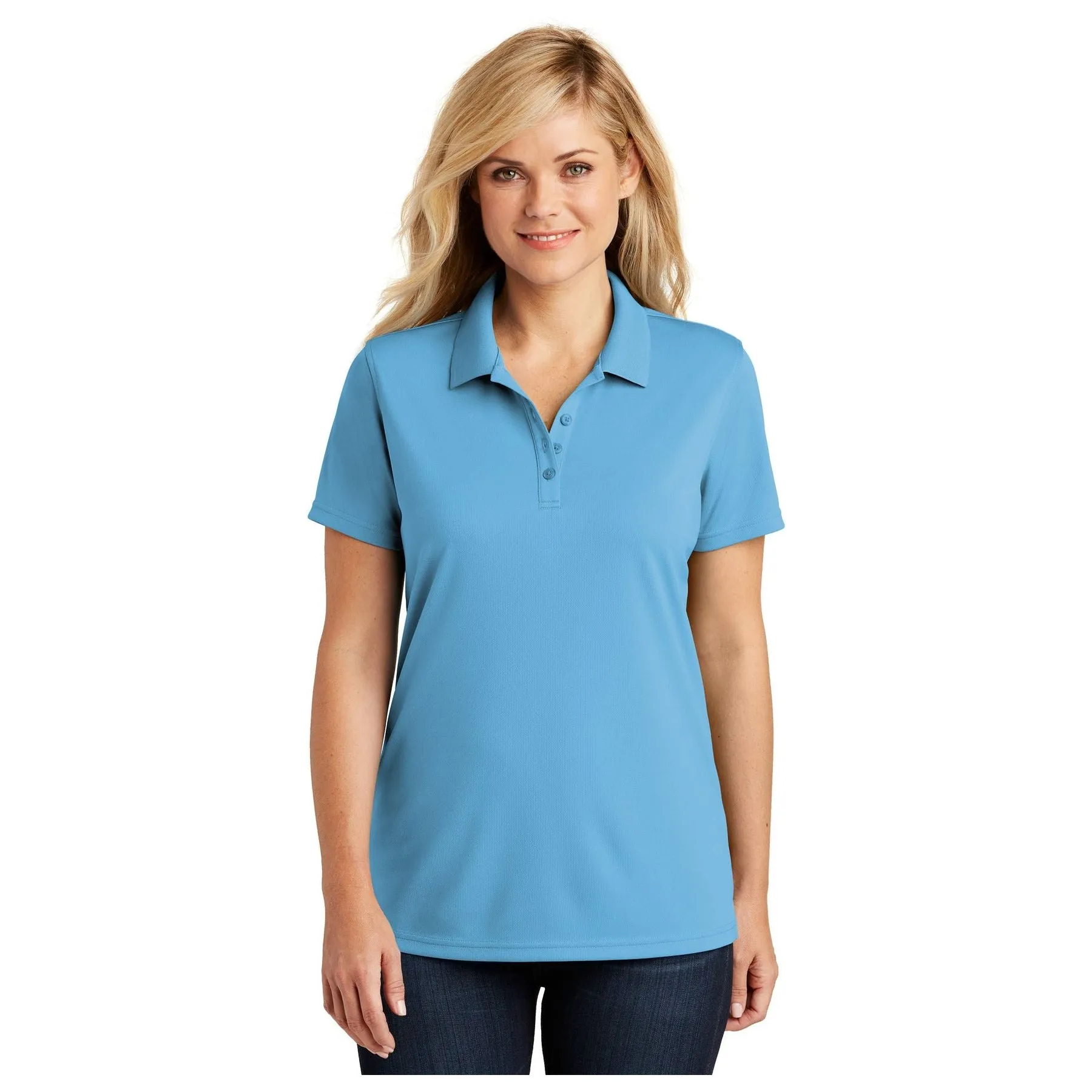 Port Authority ®  Women's Dry Zone ®  UV Micro-Mesh Polo. LK110 - Carolina Blue - Port Authority LK110