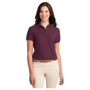 Port Authority ®  Women's Silk Touch™ Polo.  L500 - Maroon - Port Authority L500