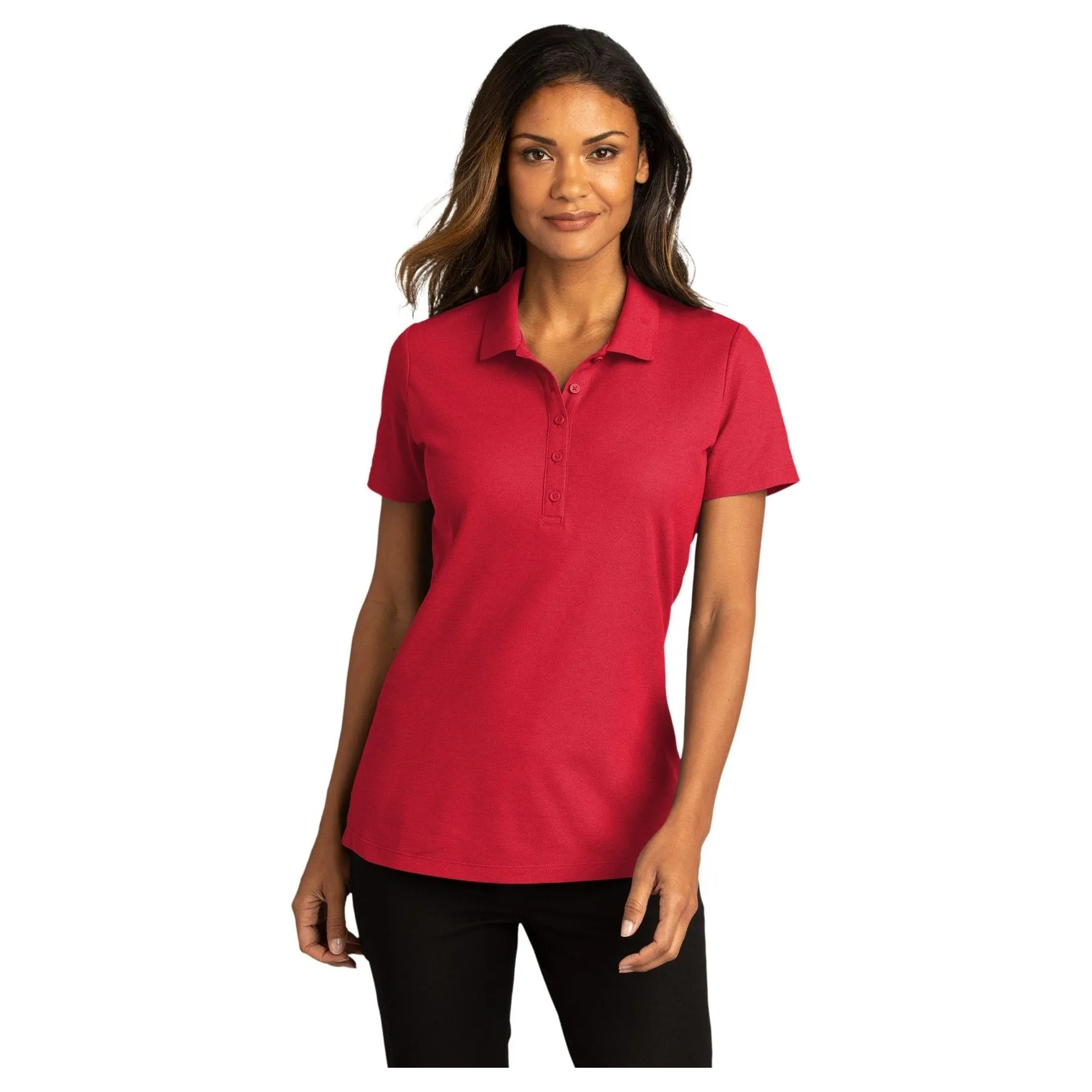 Port Authority ®  Women's SuperPro React ™   Polo. LK810 - Rich Red - Port Authority LK810