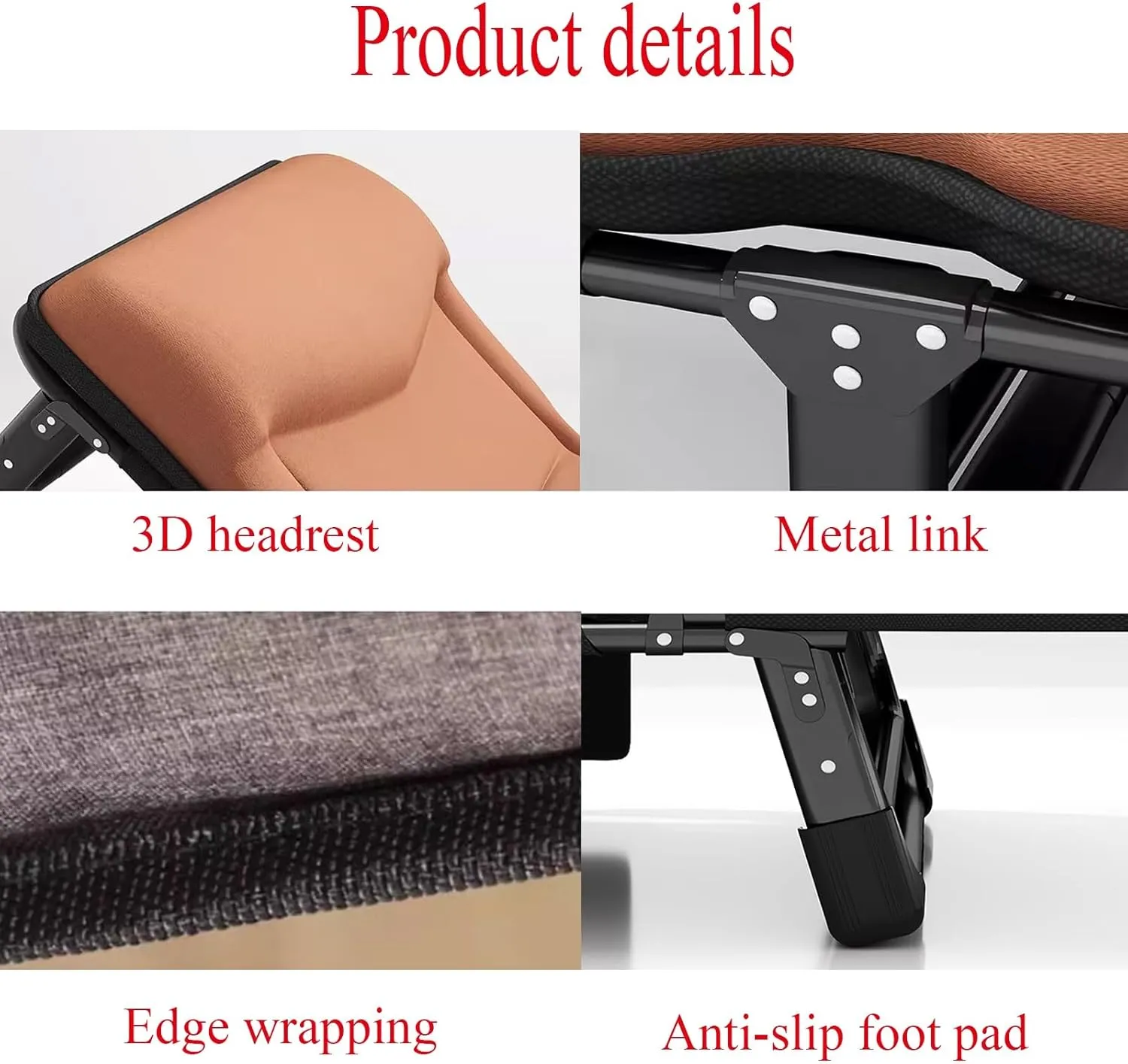 Portable Folding Bed Easy to Carry and Clean, Folding Cots for Adults No Assembly Required, Cots for Sleeping Space Saving Fold Up Bed for Easy Storage(Orange,190 * 65cm)