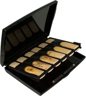 Protec Bb Clarinet Reed Case for 12 Reeds (Opaque Black), Model A250