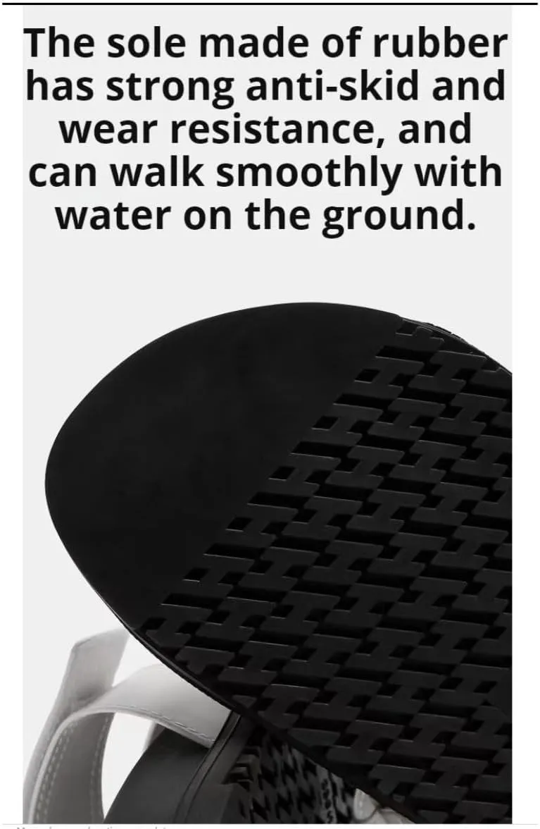 PU Platform Slippers Non-slip Height Up Fashion Girls Women Sandal Beach Outdoor Sandals