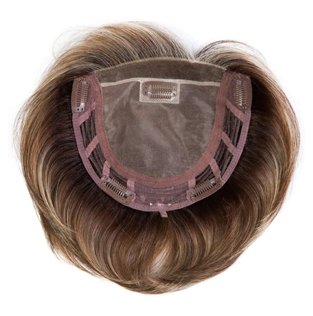 Raquel Welch Top Billing 5 Inch Top-Of-The-Head Hairpiece by Hairuwear, RL10/12 Sunlit Chestnut