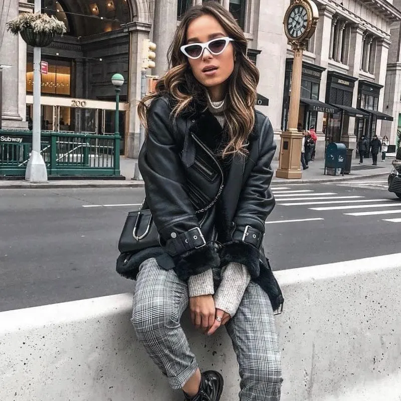 Retro 1990's Shallow Flat Lens Cat Eye Sunglasses