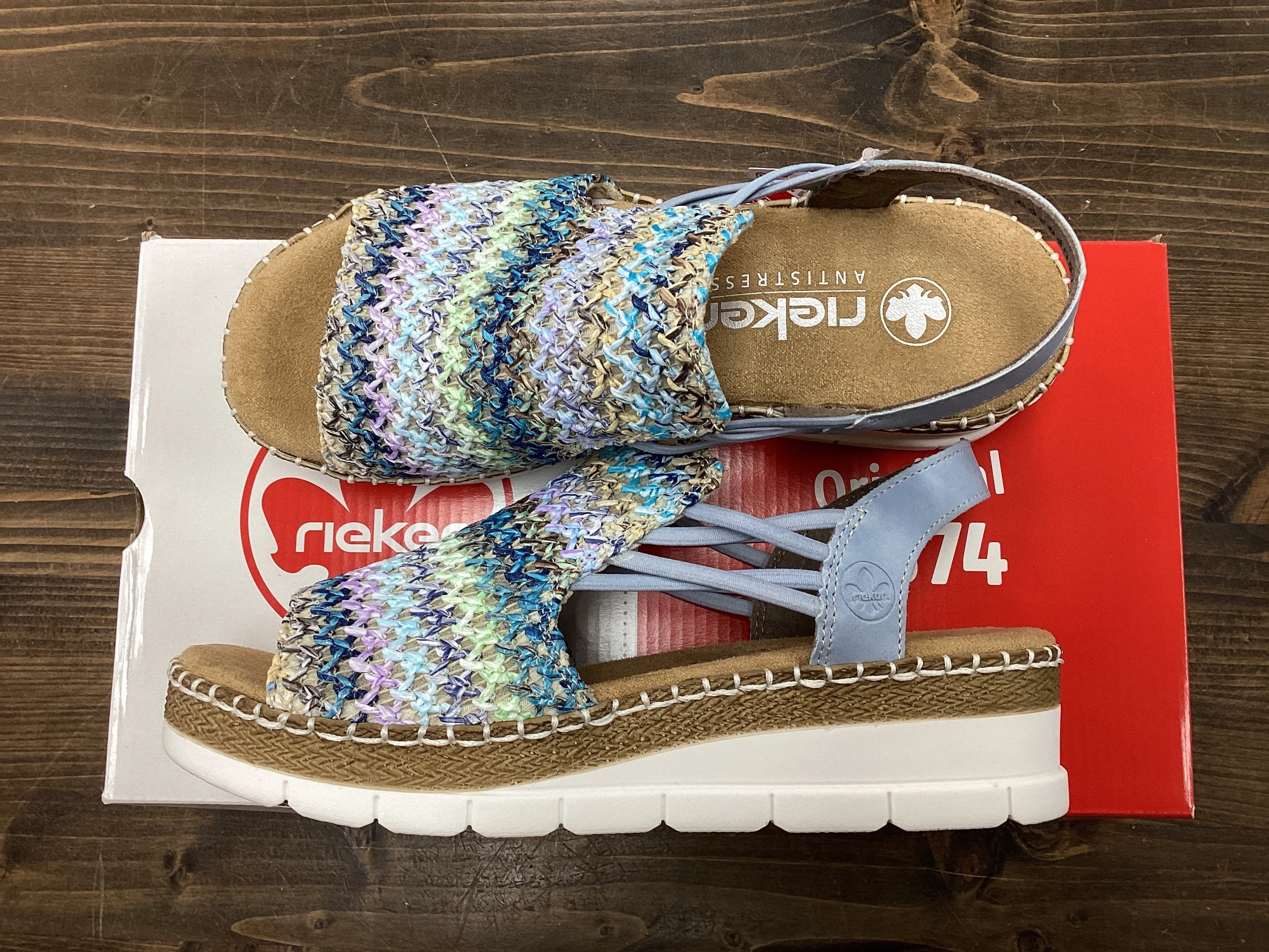 Rieker V1241-91 Multi color Sandal