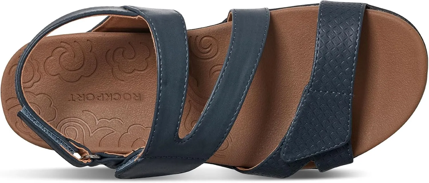 Rockport Women's Adjustable Strap Flat Sandal