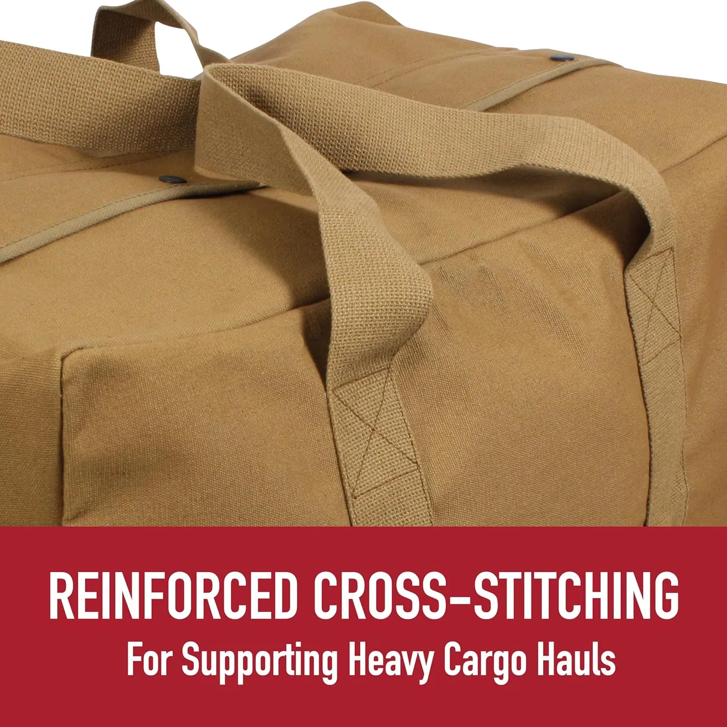 Rothco Canvas Parachute Cargo Bag Extra Large Duffle Bag 75L