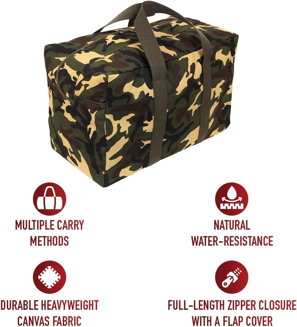 Rothco Canvas Parachute Cargo Bag Extra Large Duffle Bag 75L